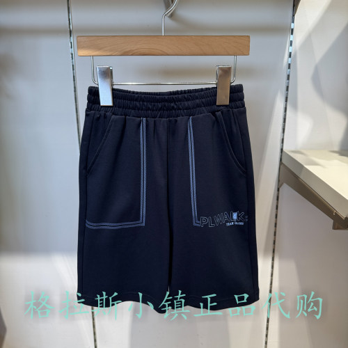 Polowalk童装夏男童针织运动短裤