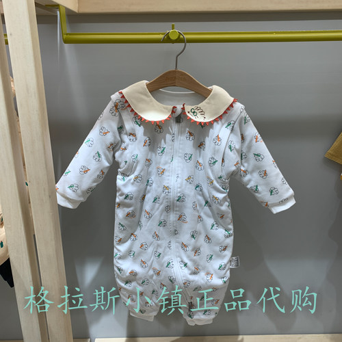 moimoln正品儿童休闲连体爬爬服