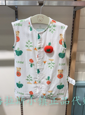 PawinPaw婴童专柜正品26年夏新款男女宝满印连体服PBSUGS472M