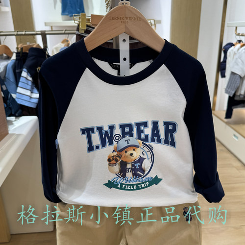 TeenieWeenie童装秋男童卡通T恤