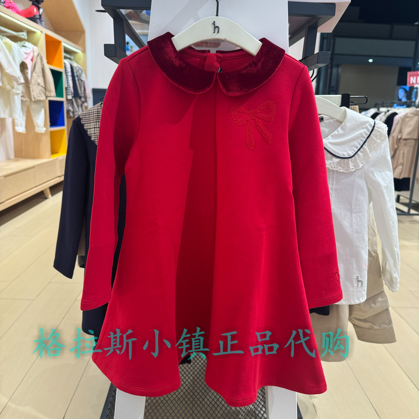 hazzys哈吉斯童装春女童连衣裙