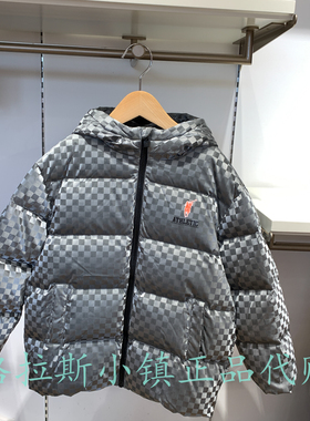 Polo walk KIDS童装专柜正品25冬男童连帽羽绒服外套BFQW441K0021