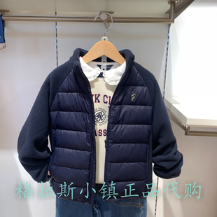 25冬款 90鸭绒Polo 正品 KIDS童装 女童立领羽绒服A9SW534K0122 walk