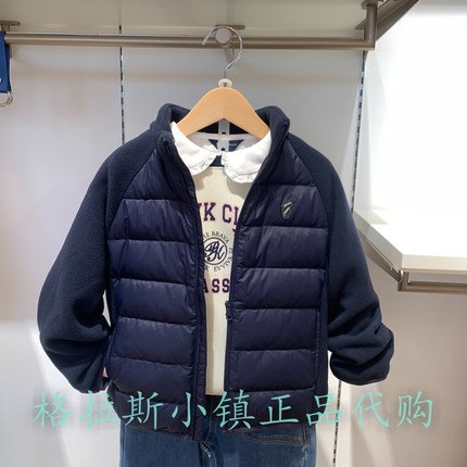 90鸭绒Polo walk KIDS童装正品25冬款女童立领羽绒服A9SW534K0122