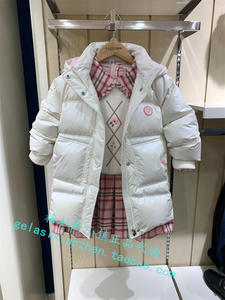 特价Elandkids衣恋童装专柜正品23冬款女童中长厚羽绒服JDD4T28A