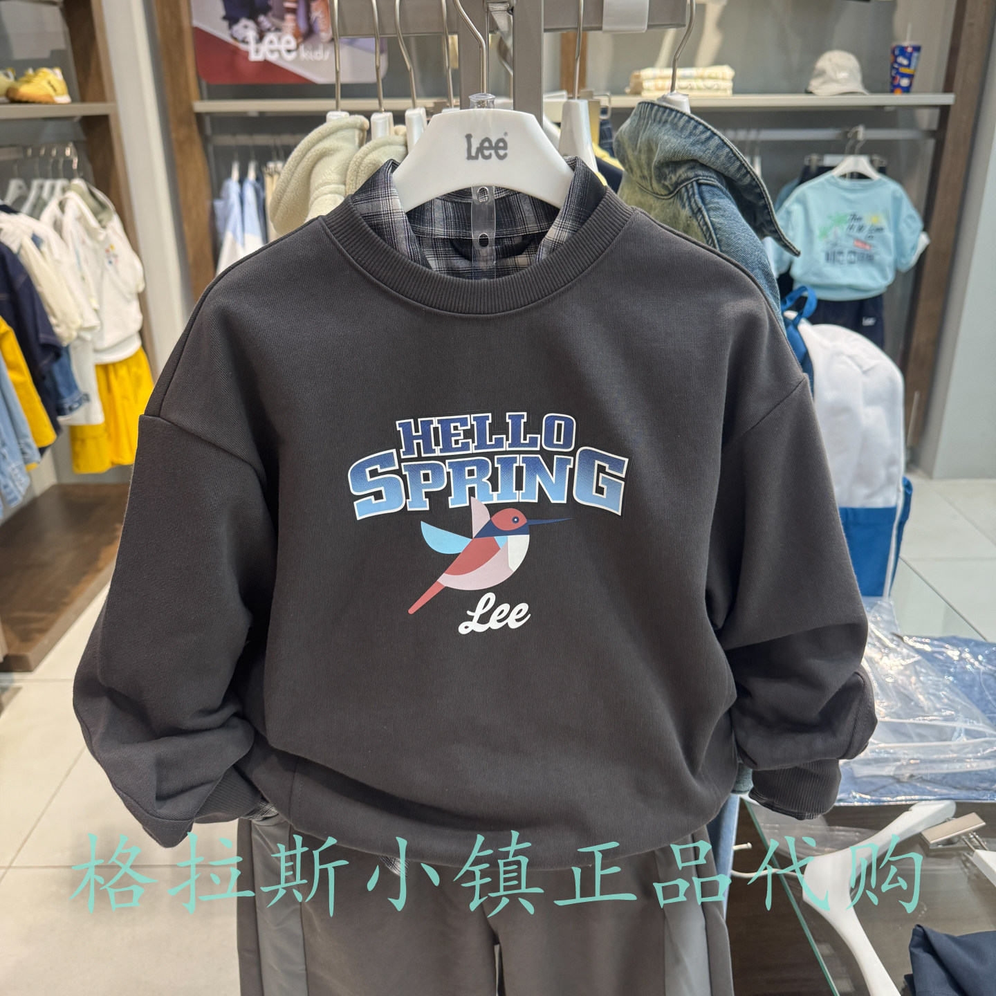 特价LeeKids童装秋儿童套头卫衣