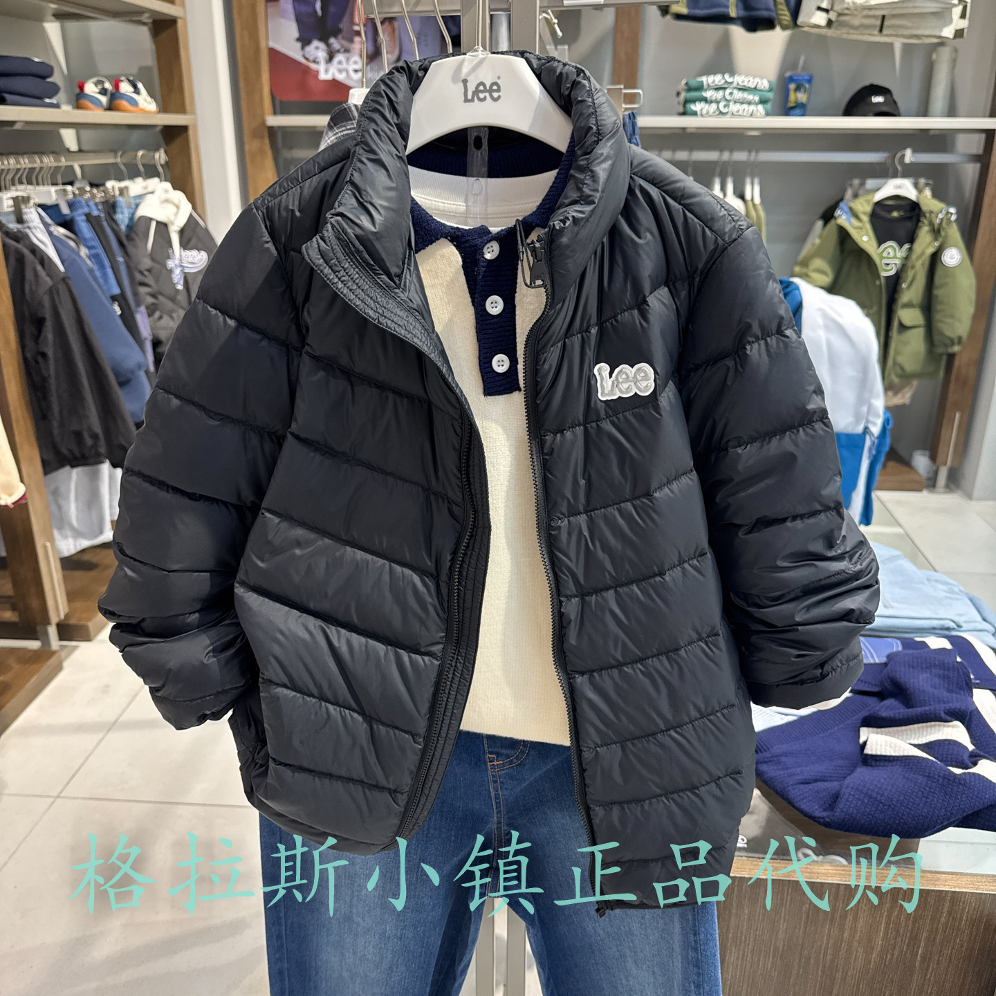 特价LeeKids童装冬男童羽绒服