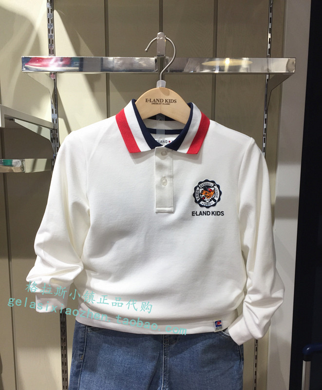 衣恋童装专柜正品国内代购22年秋新款男童翻领POLO衫T恤LWC3802K