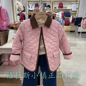 Elandkids衣恋童装专柜正品25冬新款女童索罗娜棉服外套JPF4T21B