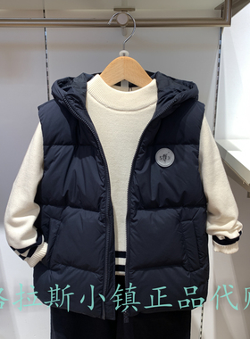 Polo walk KIDS童装专柜正品25冬款男童羽绒马甲外套B6GW531L0061