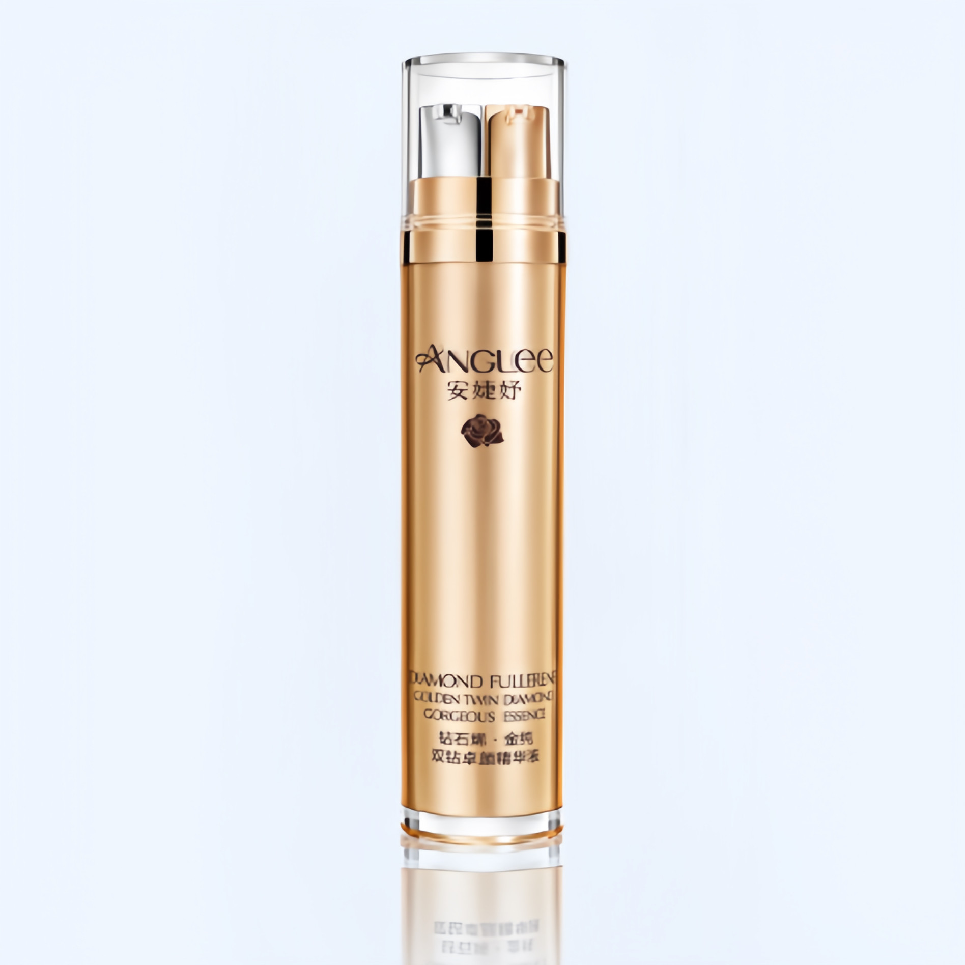 安婕妤钻石烯金纯双钻卓颜精华液25ml*2补水保湿修护正品有防伪码