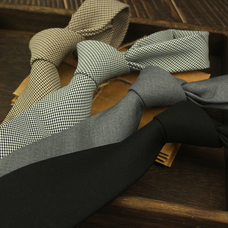 领带纯色正装商务复古休闲百搭