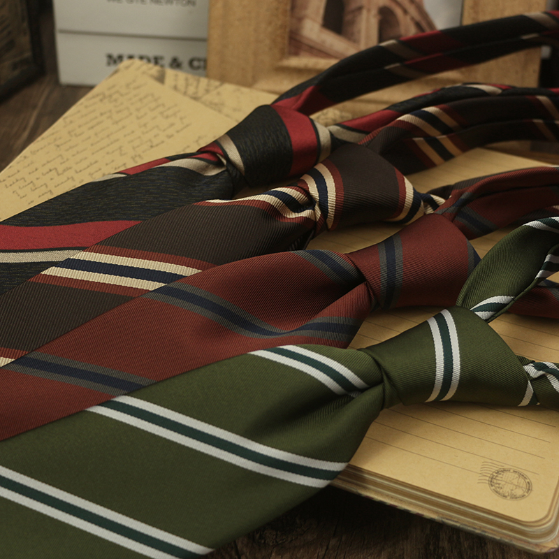 色织英伦学院风条纹领带