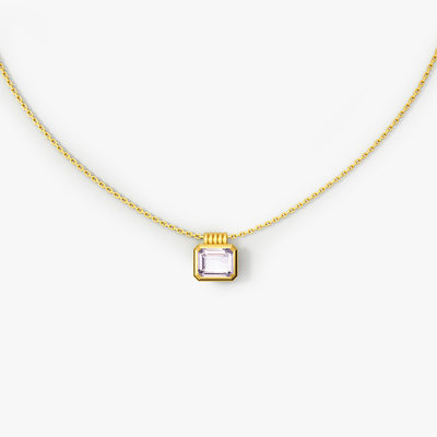 Zbird/钻石小鸟925银紫晶套链   NH601