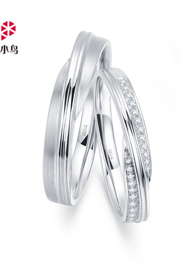 18K金钻石戒指-环抱-情侣对戒订婚戒指婚戒-RAY05-RBY05