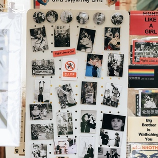 原创冰箱贴 要艺术自由 戈达尔 艺术家 黑白摄影 艺术礼物