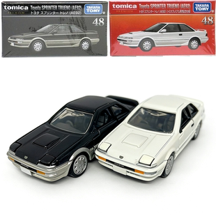 TOMY多美卡TOMICA黑盒TP48丰田斯普林特AE92合金小汽车模型摆件