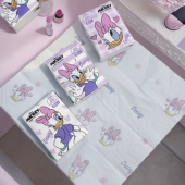 印花手帕纸唐老鸭黛西有图案小包纸巾迪士尼儿童上学便携餐巾纸