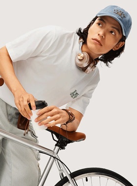 李宁2024夏季新款中国文化系列男子宽松舒适短袖文化衫T恤AHSU319