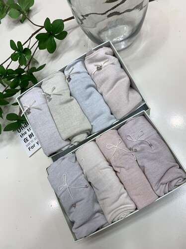 梦小美大码高腰抗菌透气三角内裤