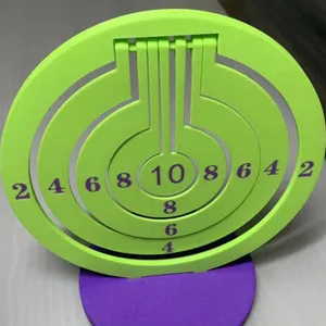 靶心旋转靶翻转靶训练靶水弹软弹射击塑料功能性靶子发射器配件