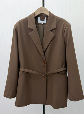 良月●2026春季新 西装外套女时尚休闲经典宽松通勤百搭西服2740