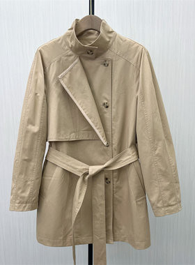 fei●2025秋季新品 中长款风衣女宽松休闲通勤显瘦大衣外套7088