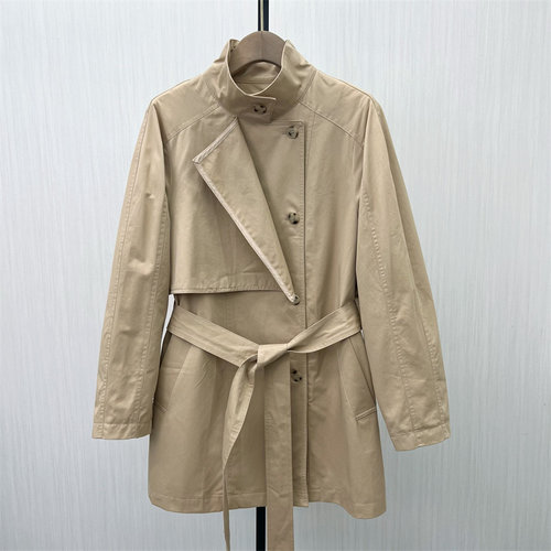 fei●2025秋季新品 中长款风衣女宽松休闲通勤显瘦大衣外套7088