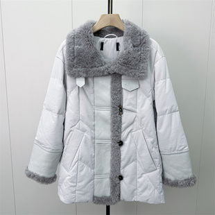 S●2026冬季新品 羽绒服女中长款时尚宽松加厚保暖白鸭绒外套939
