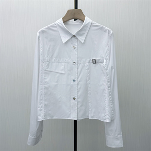 衬衫 长袖 新品 女纯色基础宽松休闲通勤百搭上衣307 2026春季