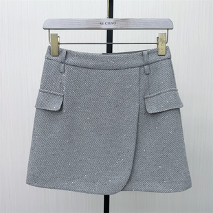 西装 新品 半身裙女高腰显瘦气质百搭小个子a字短裙671 2026春季