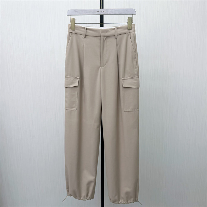 良月●2026春季新品 工装裤女高腰显瘦宽松休闲百搭直筒长裤8387