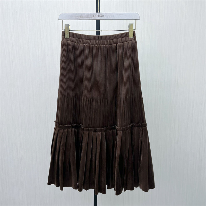 司●2025冬季新品 伞裙半身裙女高腰显瘦气质百搭大摆长裙1070