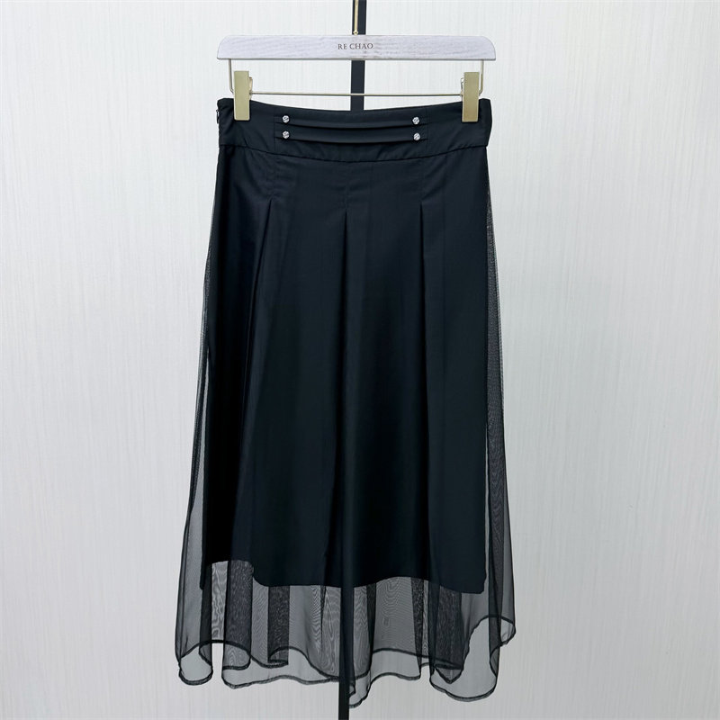 香●2026夏季新品 伞裙半身裙女高腰显瘦长款气质大摆a字裙1350 - 实物图