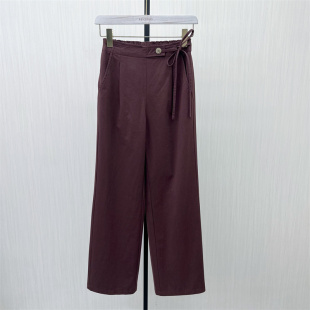 女高腰显瘦宽松直筒小个子休闲长裤 阔腿裤 新品 5102 2025秋季