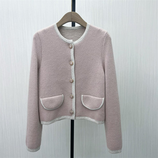 女气质宽松小个子毛衫 fei 加厚针织开衫 新品 上衣8332 2025冬季