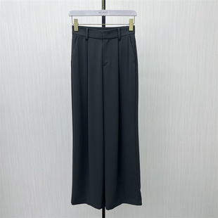 2025秋季 女宽松休闲显瘦垂感直筒长裤 新品 阔腿裤 5008 西装 图