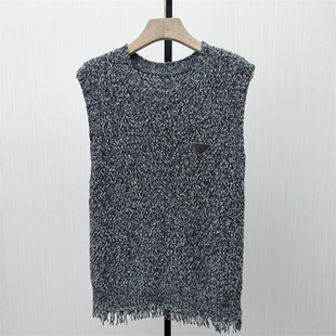 恩 新品 针织马甲女宽松休闲百搭外穿无袖 坎肩背心795 2026春季