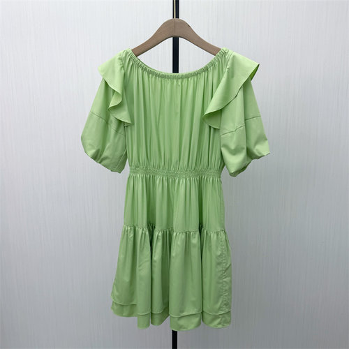 良月●2026夏季新品 法式连衣裙女气质显瘦小清新a字茶歇裙9332