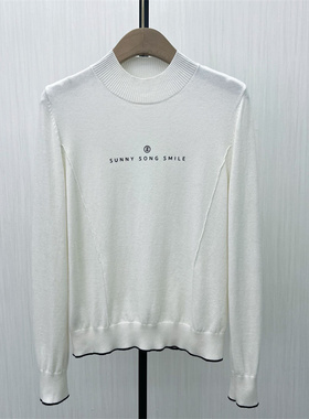 司●2025冬季新品 套头毛衫女宽松休闲百搭长袖针织打底上衣0100