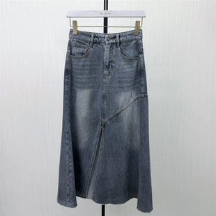 牛仔半身裙女高腰显瘦休闲百搭直筒a字长裙172 新品 2026夏季