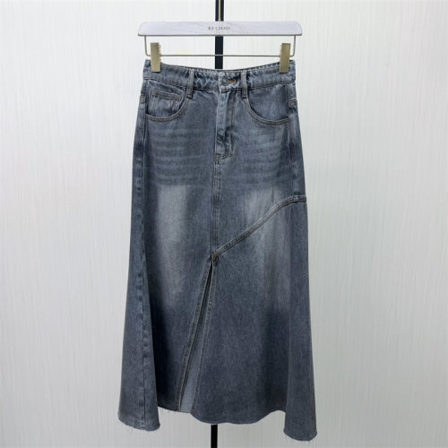 S●2026夏季新品 牛仔半身裙女高腰显瘦休闲百搭直筒a字长裙172
