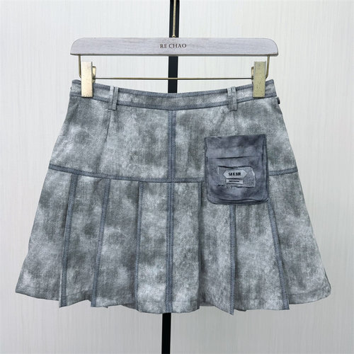 S●2026夏季新品 百褶裙短裙女设计感气质通勤a字显瘦半身裙508