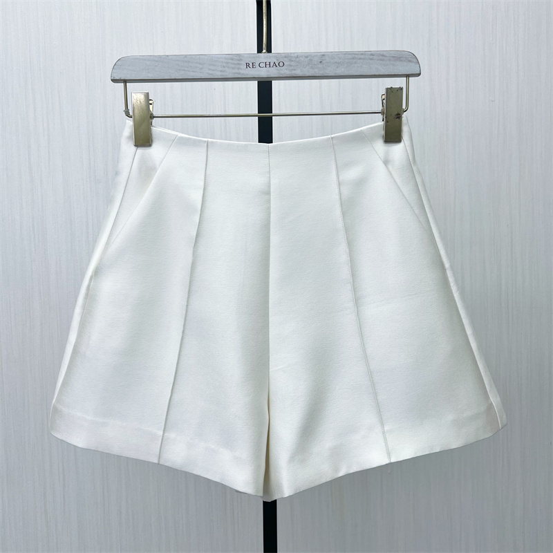 乂●2025夏季新品 西装短裤女高腰显瘦宽松休闲薄款a字阔腿裤0711