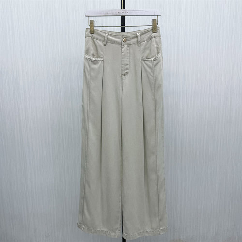 伊●2026夏季新品 阔腿牛仔裤女高腰显瘦宽松百搭休闲长裤3211