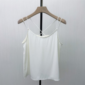 2026春季 新品 吊带背心女修身 显瘦纯色打底内搭无袖 上衣1257