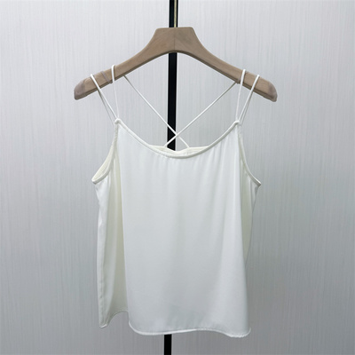 C●2026春季新品 吊带背心女修身显瘦纯色打底内搭无袖上衣1257