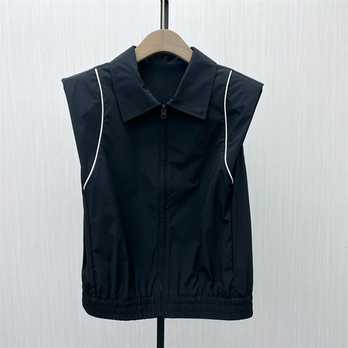 fei●2025秋季新品 无袖衬衫女宽松休闲简约百搭显瘦背心上衣7286