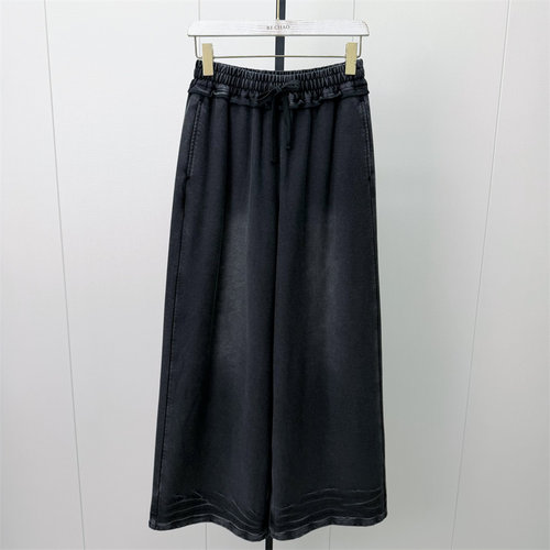 S●2026冬季新品 磨毛牛仔裤女高腰显瘦宽松休闲百搭阔腿长裤833