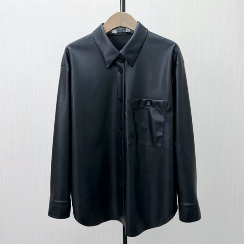 香●2026春季新品 皮衣外套女宽松休闲通勤百搭松弛感夹克1694